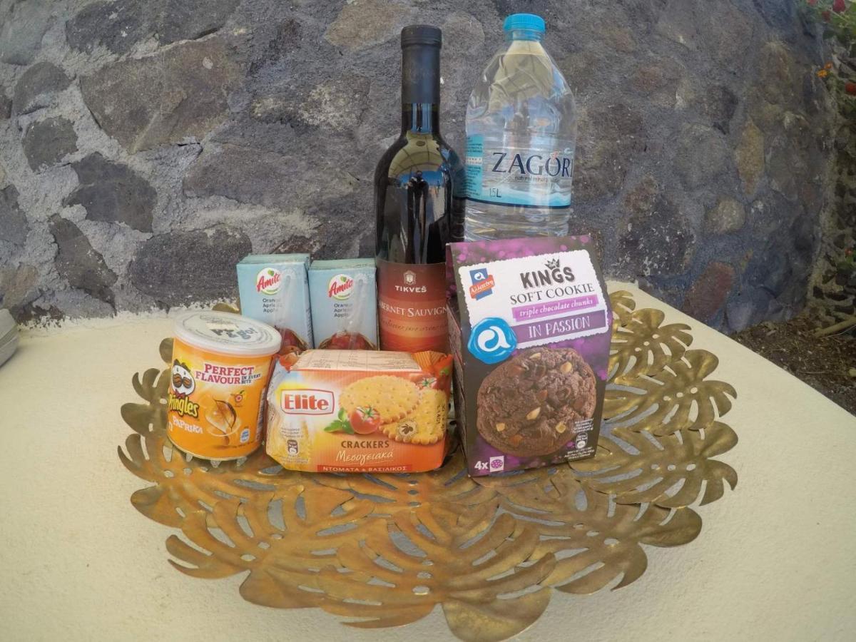 Simantiri Private Villa Megalochori  Luaran gambar