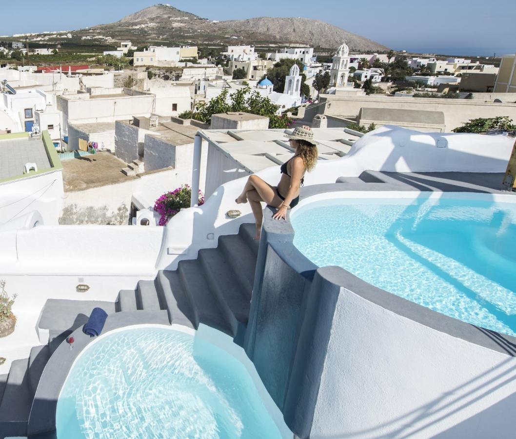 Simantiri Private Villa Megalochori  Luaran gambar