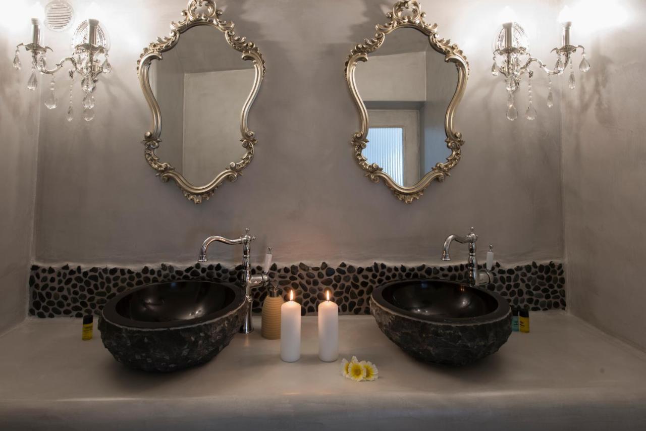 Simantiri Private Villa Megalochori  Luaran gambar