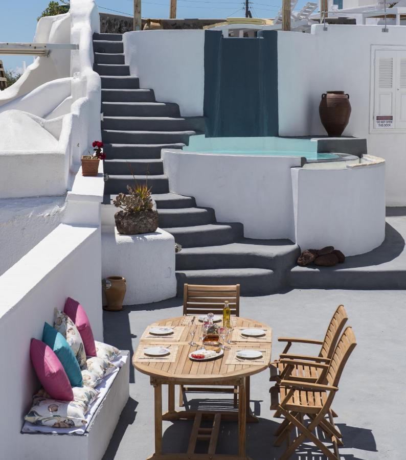 Simantiri Private Villa Megalochori  Luaran gambar