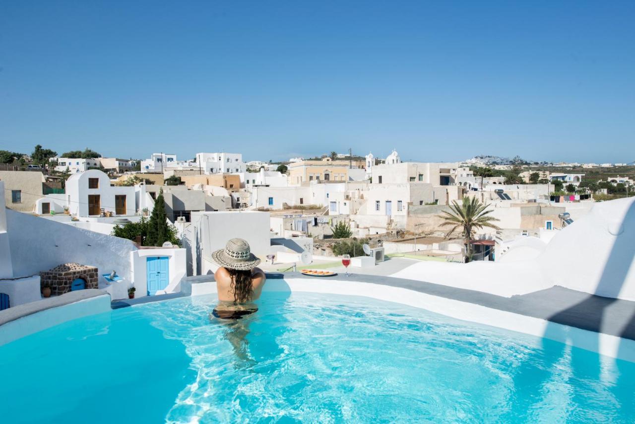 Simantiri Private Villa Megalochori  Luaran gambar