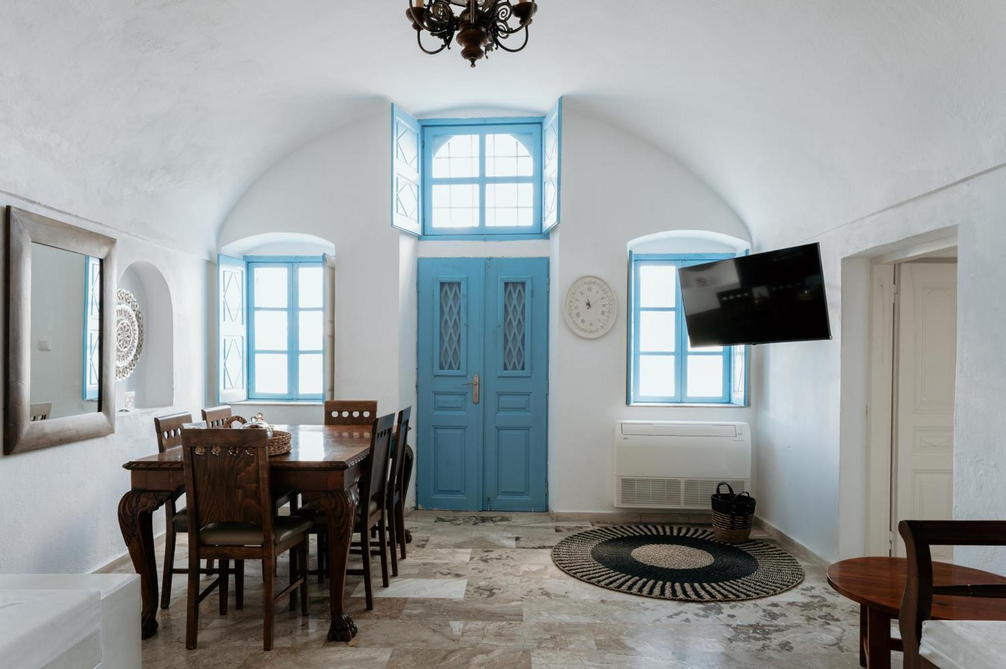 Simantiri Private Villa Megalochori  Luaran gambar