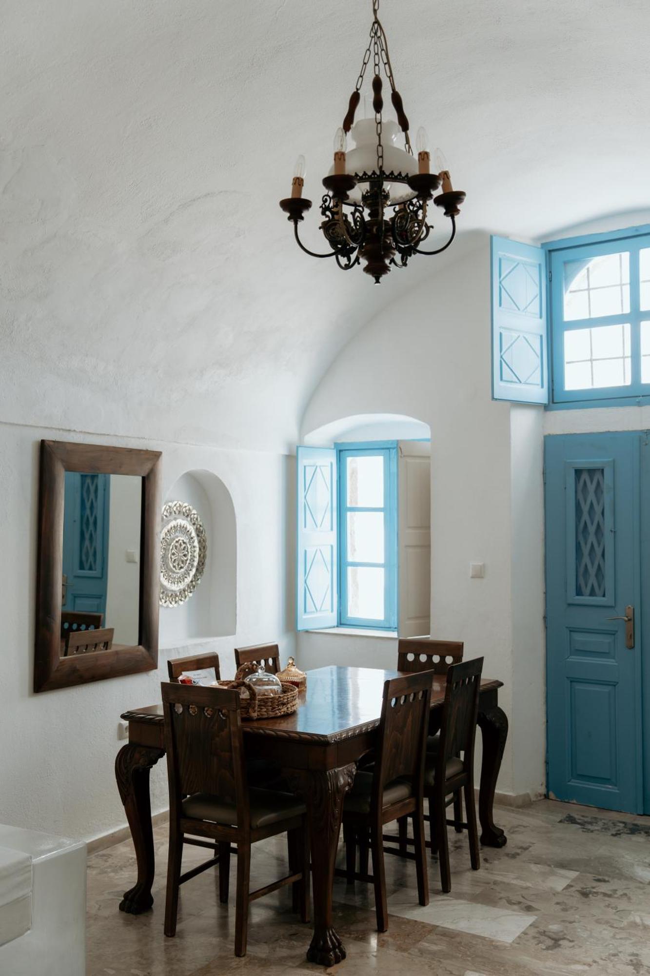 Simantiri Private Villa Megalochori  Luaran gambar