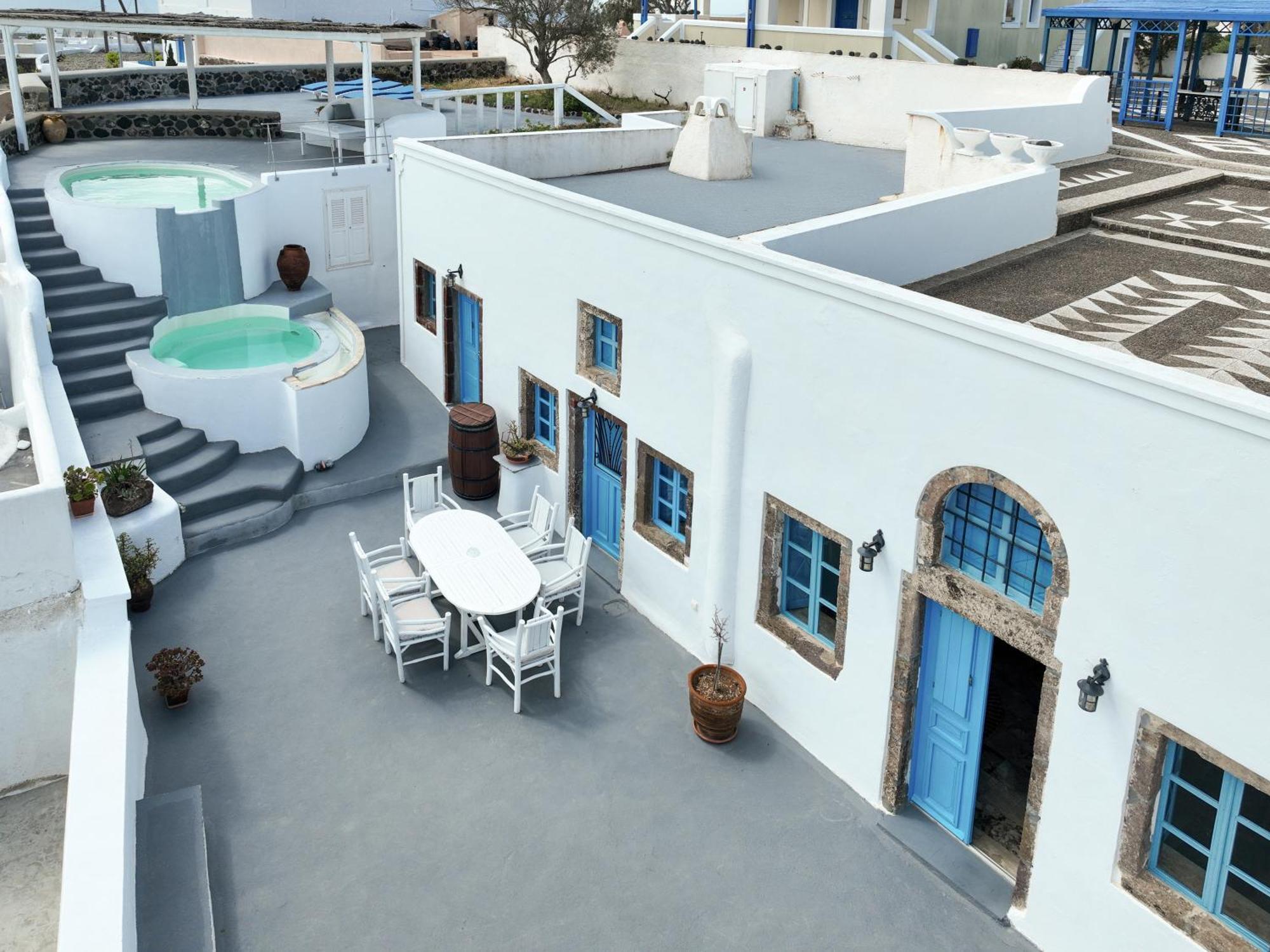 Simantiri Private Villa Megalochori  Luaran gambar