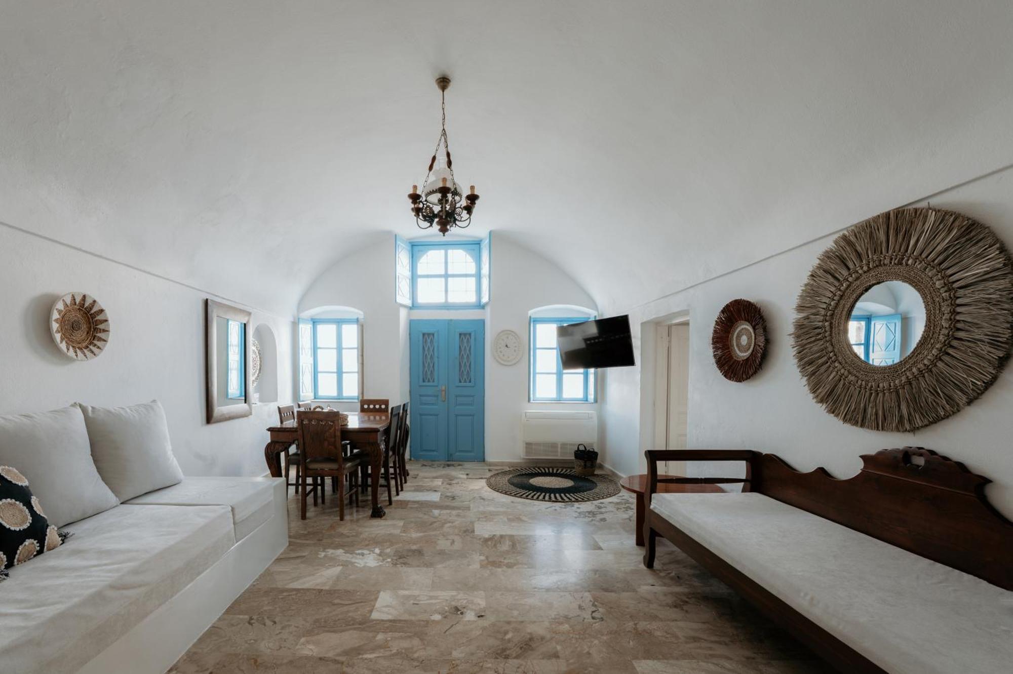 Simantiri Private Villa Megalochori  Luaran gambar