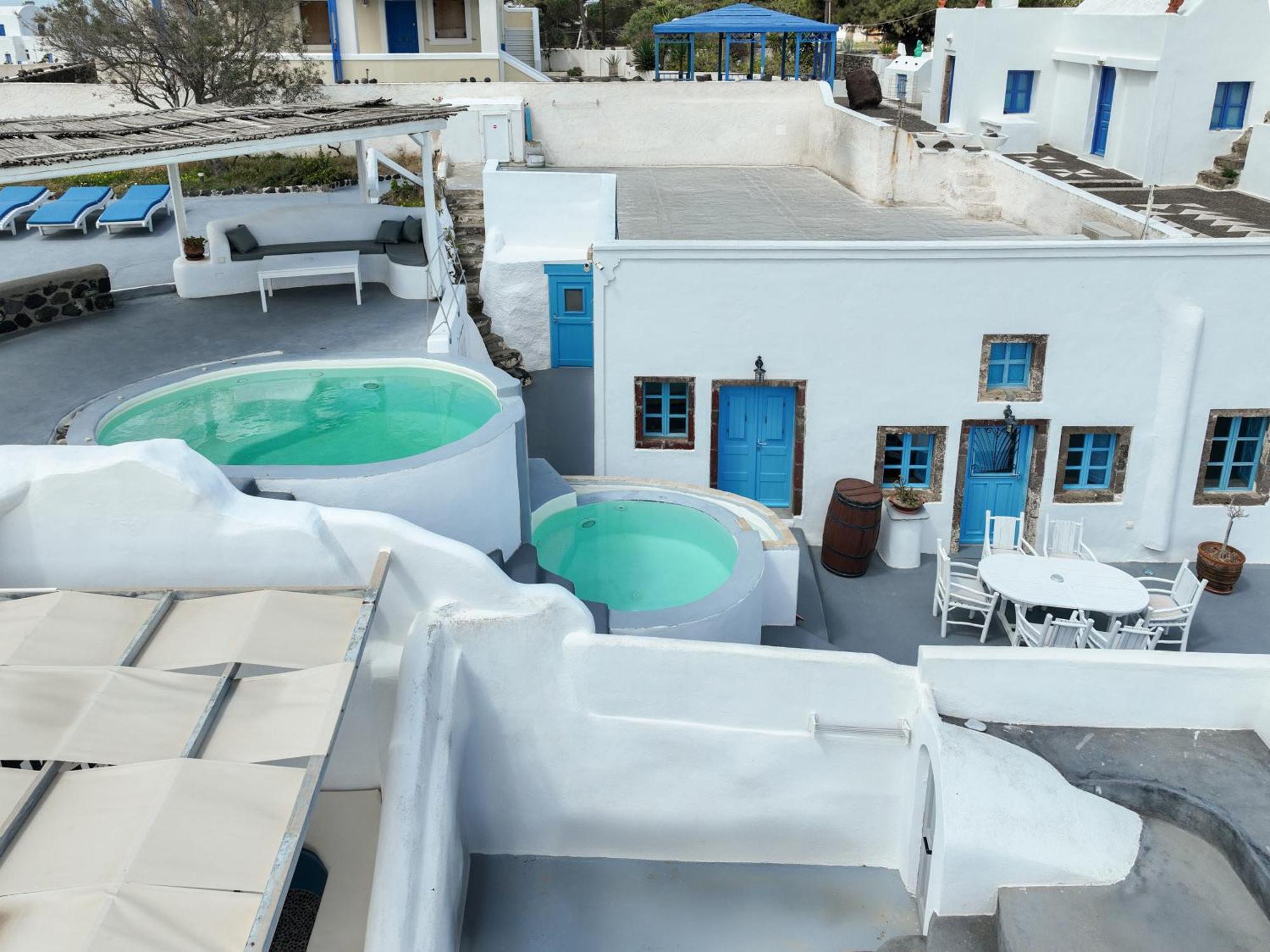 Simantiri Private Villa Megalochori  Luaran gambar