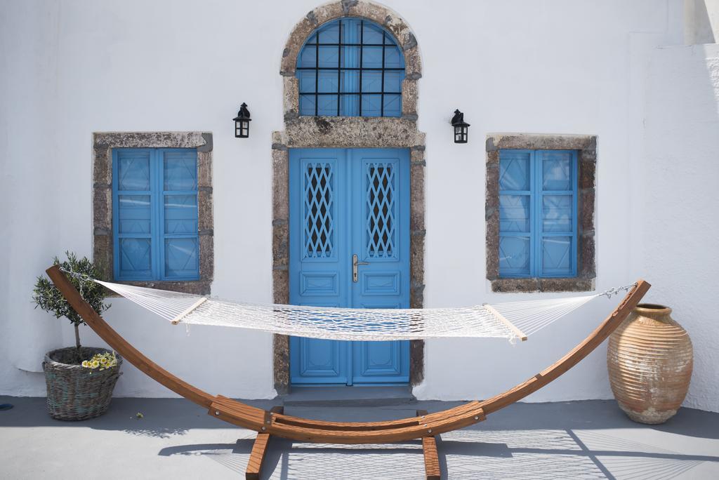 Simantiri Private Villa Megalochori  Luaran gambar